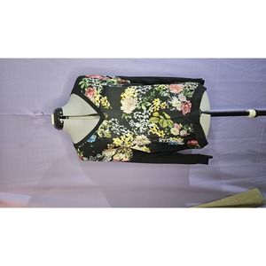 Single, Black, Multi, Top, Size: S